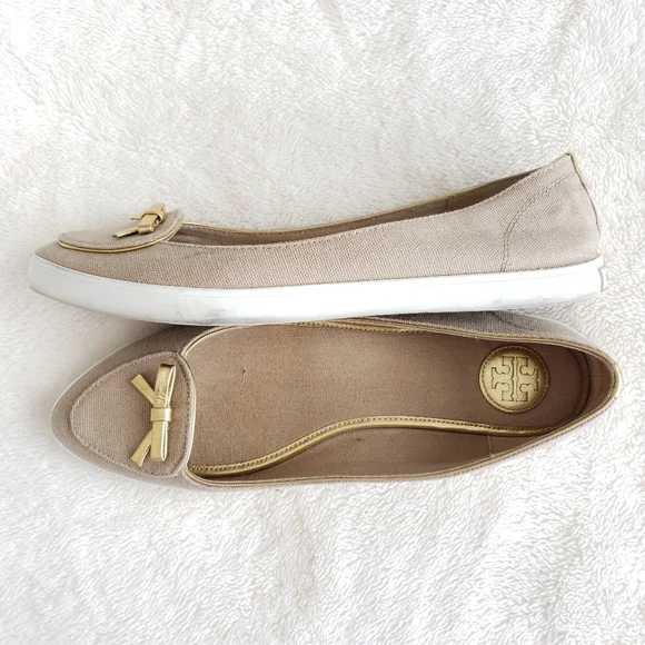 Tory Burch Canvas Flats - Picture 8 of 9